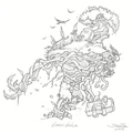 Concept art for the Grave Golem.