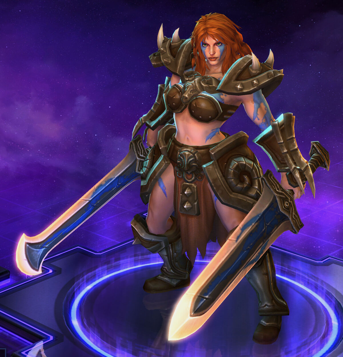 Heroes of the Storm (Gameplay) - Sonya Build Guide - Wrath Skin