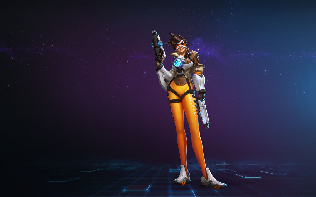 Take a look at Overwatch's Tracer in Heroes of the Storm