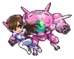 D.Va Pixel Spray