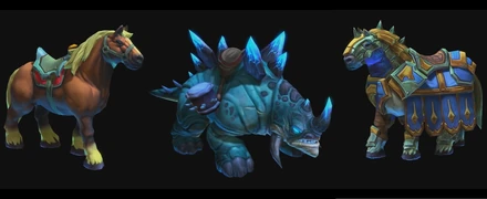 Renders of some simple mounts.