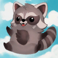 Cute TimTim Raccoon Portrait.png