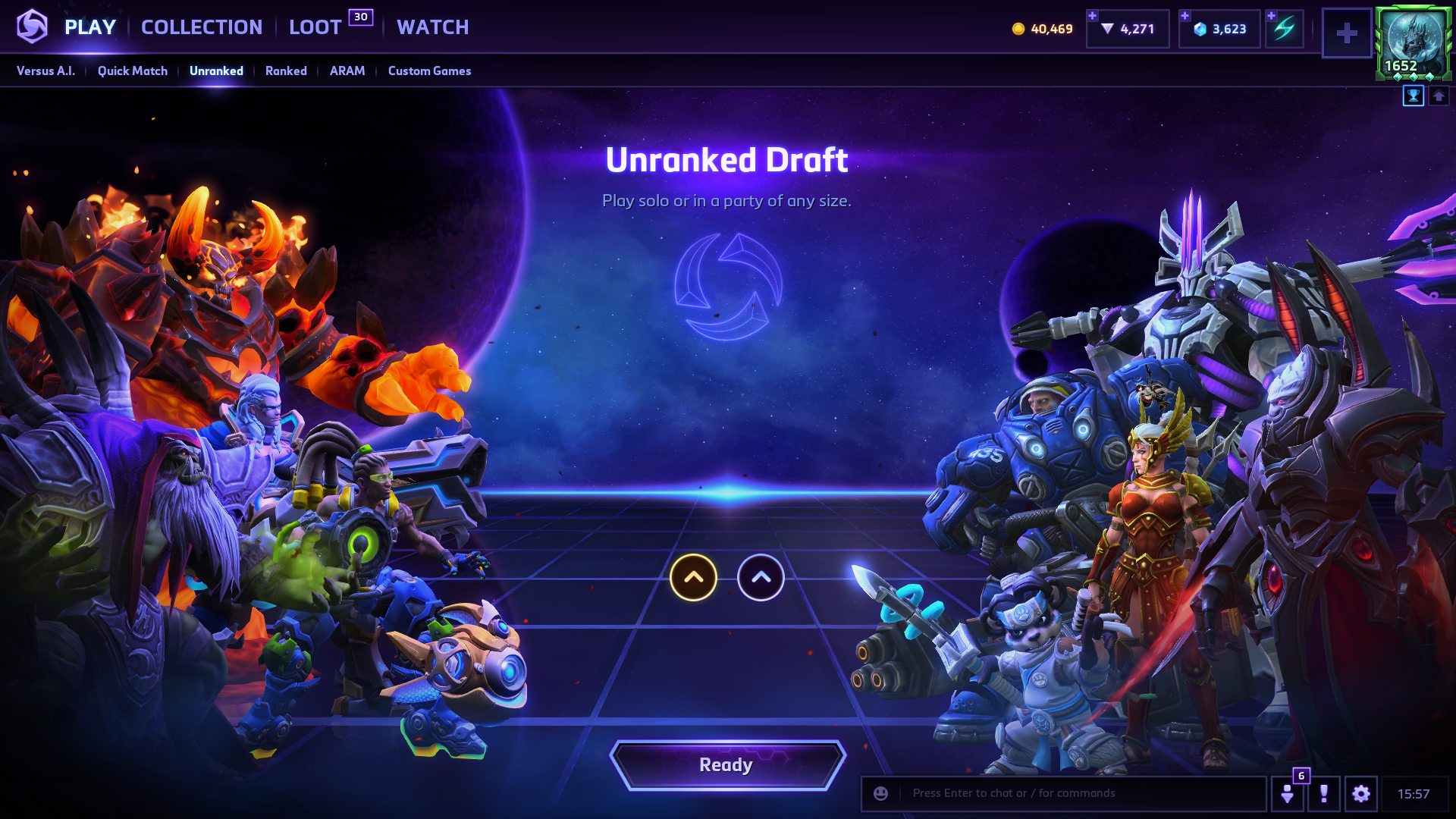 Select hero - Heroes of the Storm