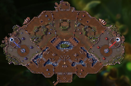 Blackheart's Bay map