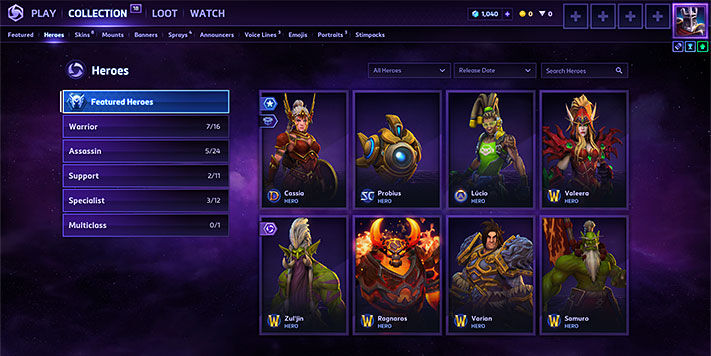 Heroes of the Storm - The Weekly Collection Update is live, with two Heroes  on sale and eight items available for Gems! >blizz.ly/2suu9uo