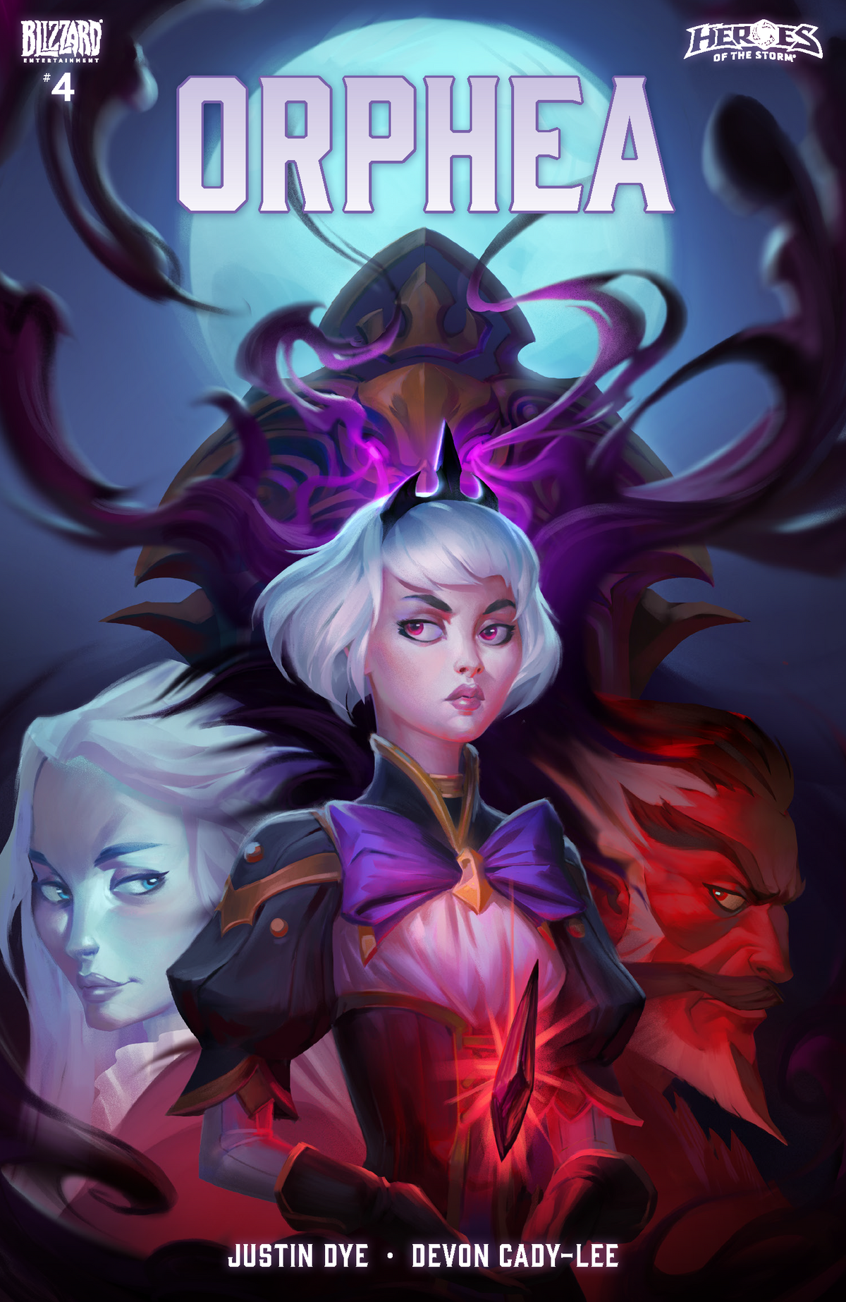 New Heroes of the Storm hero Orphea character portrait, artwork