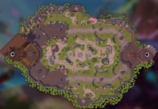 Hanamura Temple map