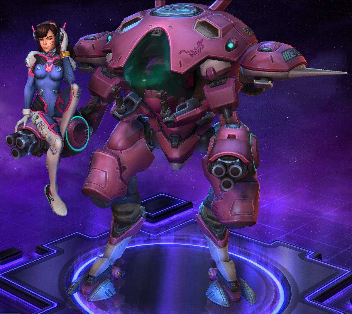 Skins of D.Va  Psionic Storm - Heroes of the Storm