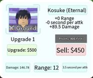 Kosuke (Eternal) Upgrade 1 Card