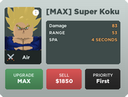 Super Koku Upgrade 4 Card