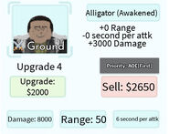 Alligator (Awakened) Upgrade 4 Card