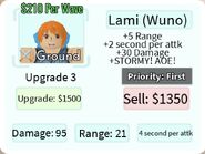 Lami (Wuno) Upgrade 3 Card