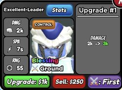 Excellent-Leader (Frost)  Roblox: All Star Tower Defense Wiki