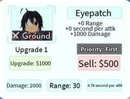 Eyepatch Upgrade 1 Card