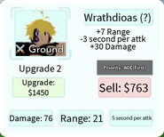 Wrathdioas (Rage) Upgrade 2 Card