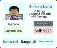 Blinding Lights Deployment Card