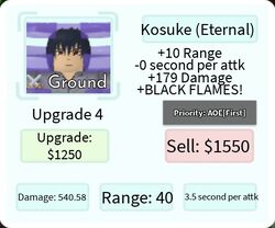Kosuke (adult)  Trade Roblox All Star Tower Defense (ASTD) Items