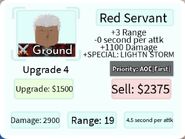 Red Servant Upgrade 4 Card
