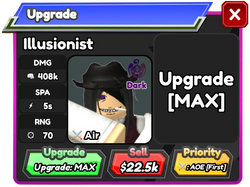 Illusionist (Joker), Roblox: All Star Tower Defense Wiki