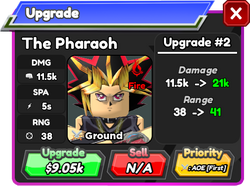 The Pharaoh (Yami Yugi), Roblox: All Star Tower Defense Wiki