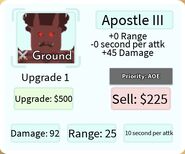 Apostle III Upgrade 1 Card