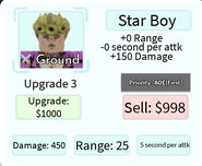 Star Boy Upgrade 3 Card