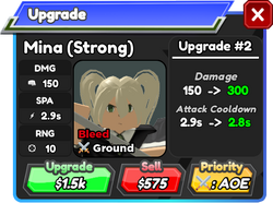 Mina (Strong), Roblox: All Star Tower Defense Wiki