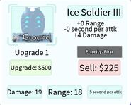 Ice Soldier III Upgrade 1 Card