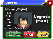 Kosuke (Rogue) Upgrade 3 Card