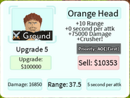 Orange head upgrade 5