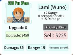 Lami (Nami), Roblox: All Star Tower Defense Wiki