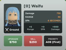 Maid Waifu (Rem), Roblox: All Star Tower Defense Wiki