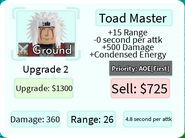 Toad Master Upg2
