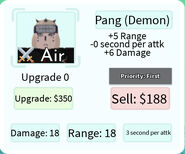 Pang (Demon) Base Upgrade Card