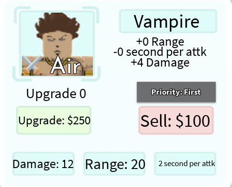 Mr. Vampire (Alucard), Roblox: All Star Tower Defense Wiki