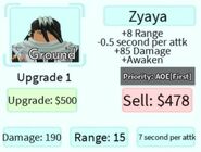 Zyaya Upgrade 1 Card