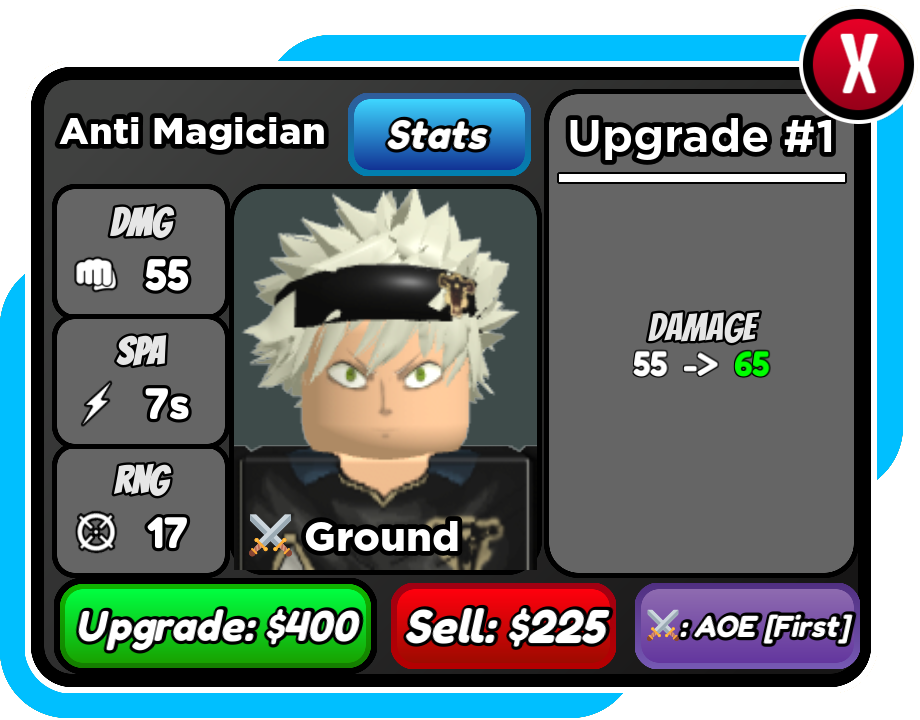 Anti Magician (Demon Arm) - Timeskip Asta (Devil Arm), Roblox: All Star  Tower Defense Wiki