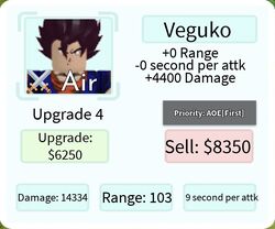 Veguko (Vegito), Roblox: All Star Tower Defense Wiki