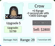 Crow Upgrade 5 Card