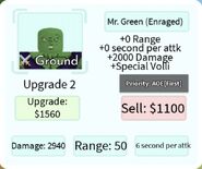 Mr. Green (Enraged) Upgrade 2 Card