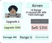 Airren Upgrade 1 Card
