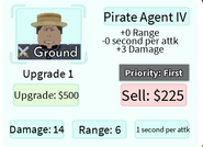 Pirate Agent IV Upgrade 1 Card
