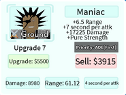 Maniac Upgrade 7