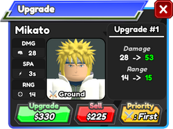 Mikato (Minato), Roblox: All Star Tower Defense Wiki