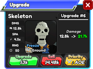 Skeleton Upgrade 5 Card