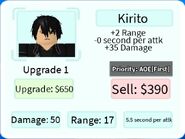 Kirito upgrade 1