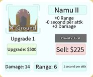 Namu II Upgrade 1 Card