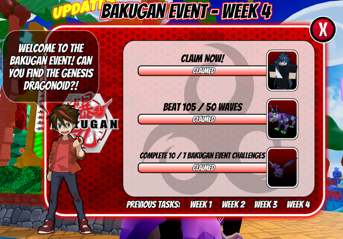 a Bakugan event item is selling for 100 robux after free for a few weeks :  r/roblox