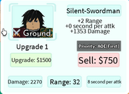 Silent-Swordsman Upgrade 1 Card