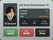 Soul Swordsman IV Deployment Card